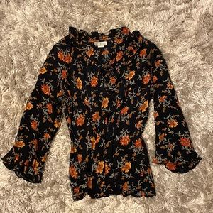 Amorosé Women’s Floral Blouse Size M
